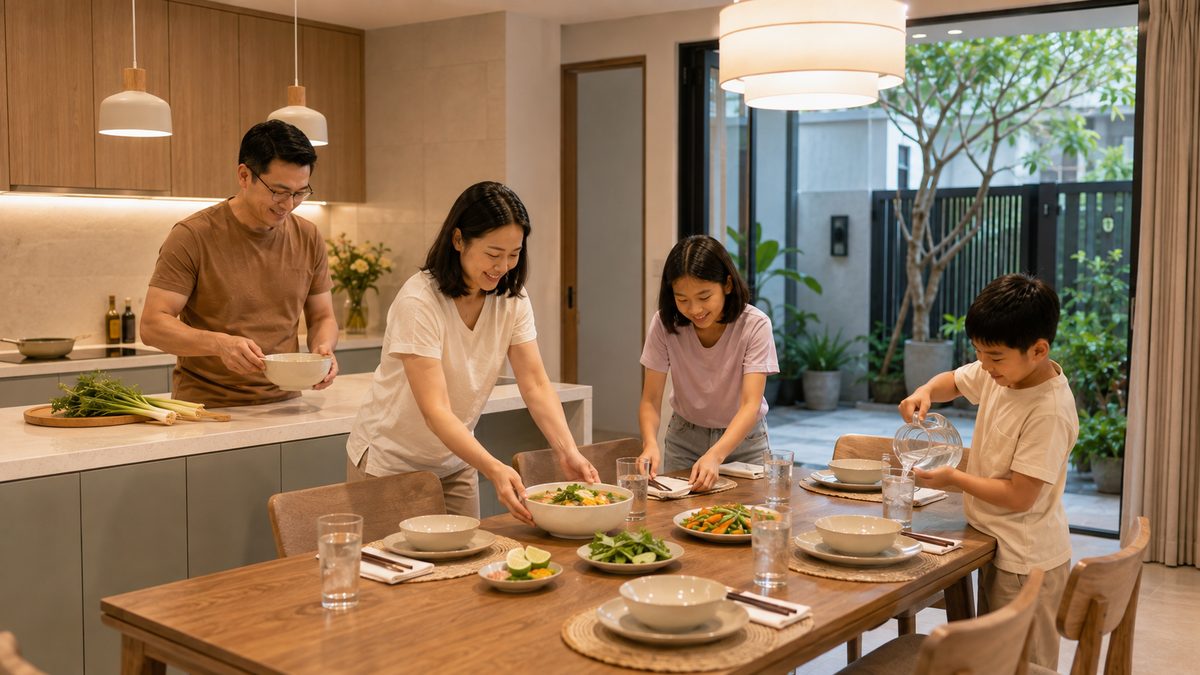 Tổ ấm 02 — bữa cơm gia đình